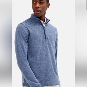 RHONE Men’s Commuter 1/4 Zip Insulating Mid-Layer Pullover Sweater XXL Blue